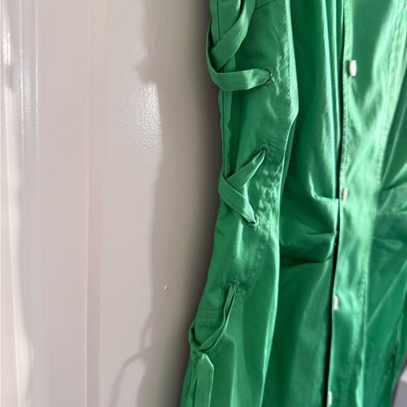 NWOT - Derek Lam Vibrant Green Midi Dress - Picture 5 of 9